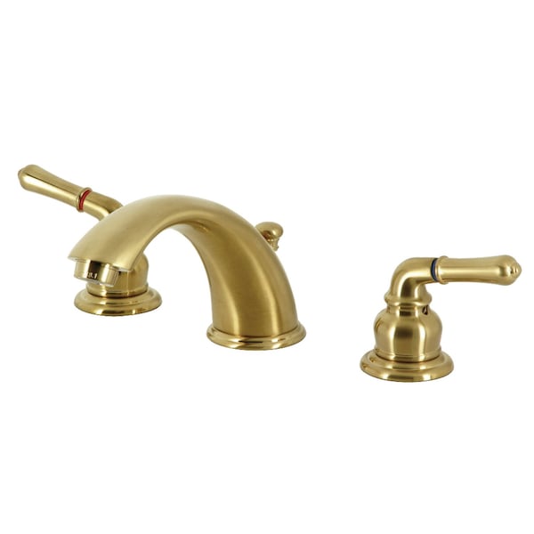 KB967SB Magellan Widespread Bathroom Faucet W/ Retail Pop-Up, Brass